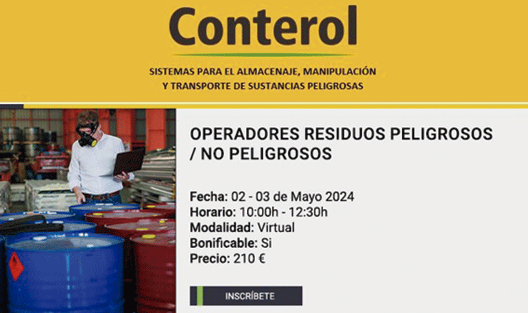 Curso Operadores residuos peligrosos / no peligrosos