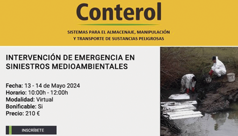 Curso Intervención de emergencia en siniestros medioambientales