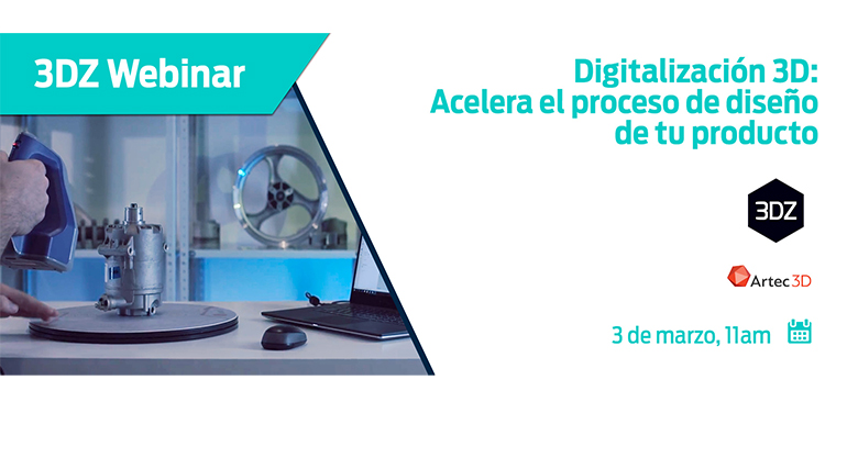 Webinar el 3 de marzo sobre la digitalización 3D