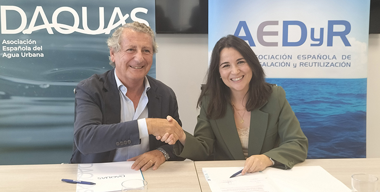 DAQUAS y AEDyR unen fuerzas para impulsar la innovación tecnológica y la regulación del agua