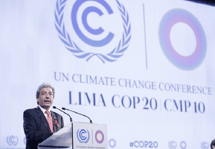 Manuel Pulgar Vidal, Presidente de la COP20 y Ministro del Ambiente del Perú en la inauguración de la la COP20