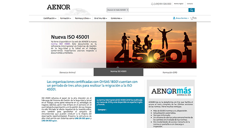 Aenor, certificación