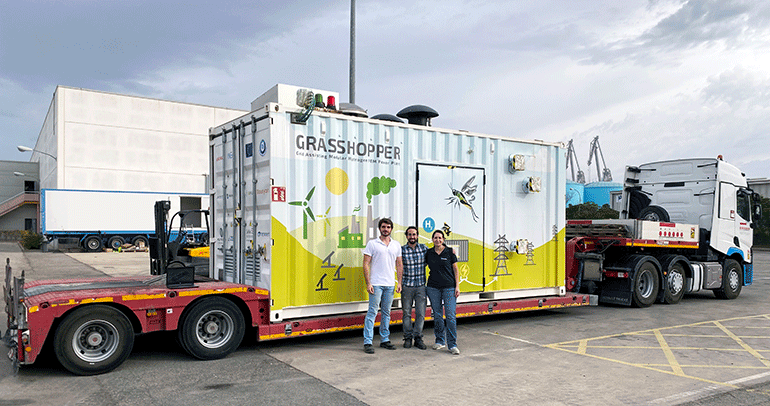 La planta piloto de producción de energía de Abengoa a partir de hidrógeno es trasladada a Holanda