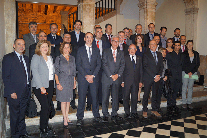 Asistentes a la Asamblea General de AEQT, celebrada en la Casa Canals de Tarragona
