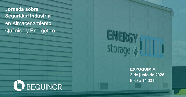  BEQUINOR celebrará en Expoquimia una jornada técnica sobre seguridad en almacenamiento químico y energético