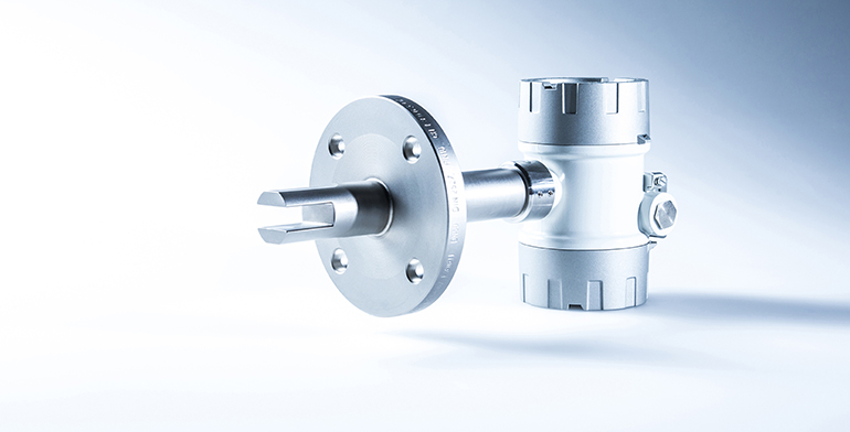 Detección en línea de burbujas de gas en procesos líquidos