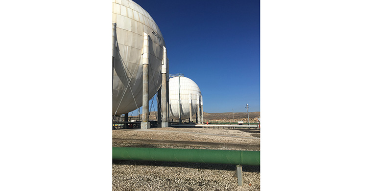 Repsol lanza a la venta por negociación una esfera nueva de almacenamiento de propano y butano