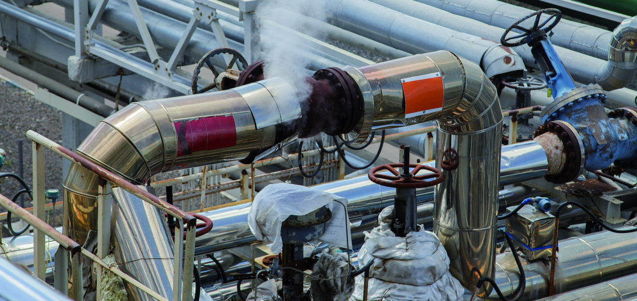 Diseño óptimo de tuberías con RO para el flujo de vapor o gases