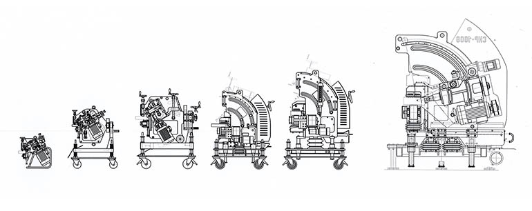 Biseladora automática de mecanizado CHP-100G