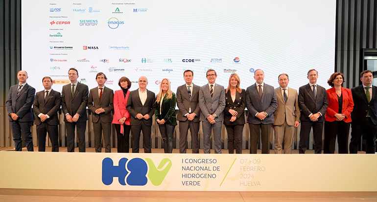 Presentación del Congreso de Nacional de Hidrógeno Verde, que se celebrará en Huelva en 2024