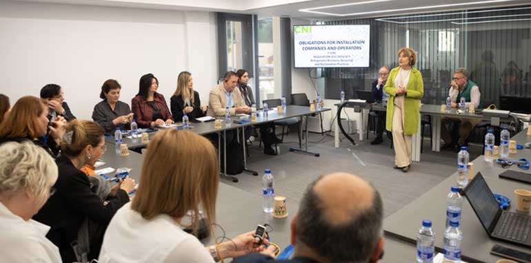 CNI forma a expertos de los Balcanes en recuperación, reciclaje y regeneración de gases fluorados