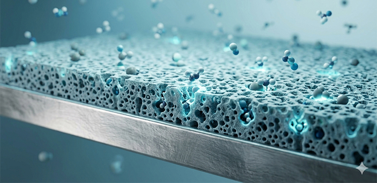 ICP-CSIC desarrolla una pintura que disminuye el CO2 en interiores y exteriores