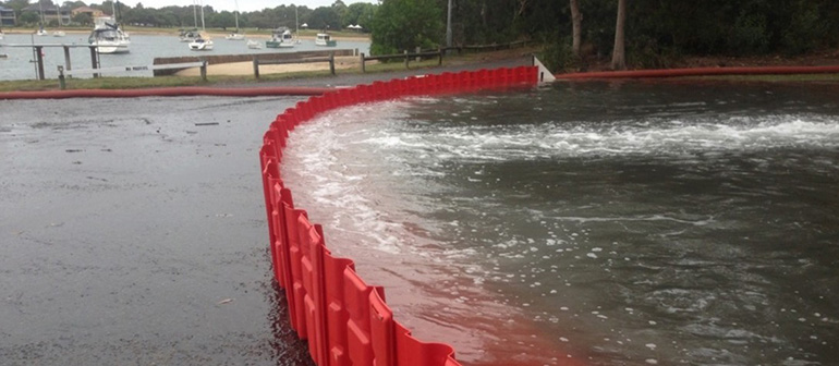Frente a una inundación, la protección de una instalación empieza antes de que llegue el agua