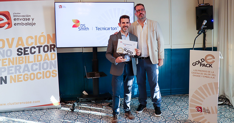Premios Goldpack 2025: DS Smith Tecnicartón, galardonada al ´Mejor proyecto de expansión internacional´