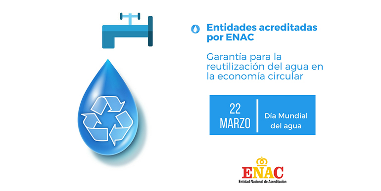 Enac, acreditación economía circular, dia mundial del agua