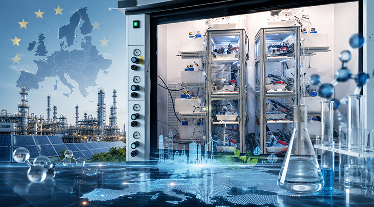 La UE impulsa un proyecto para fabricar productos químicos esenciales a partir de CO2 y avanzar hacia una industria climáticamente neutra