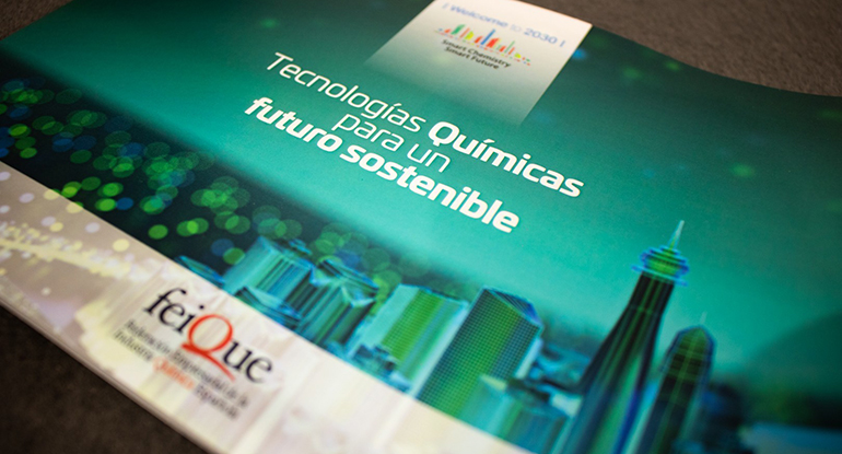 presentación del documento “Welcome to 2030: Tecnologías químicas para un futuro sostenible”, realizada en el transcurso de la feria Expoquimia