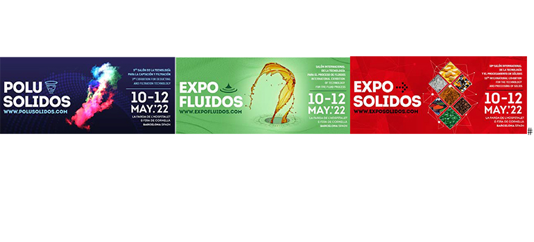 Exposolidos, Polusolidos y Expofluidos aplazan su celebración al 10 y 12 de mayo