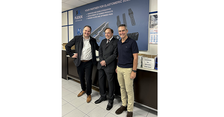 Flexix, referente en la fabricación de piezas de caucho de alto contenido tecnológico, cumple 75 años