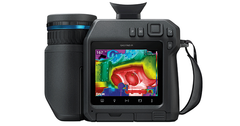 Flir, gas metano