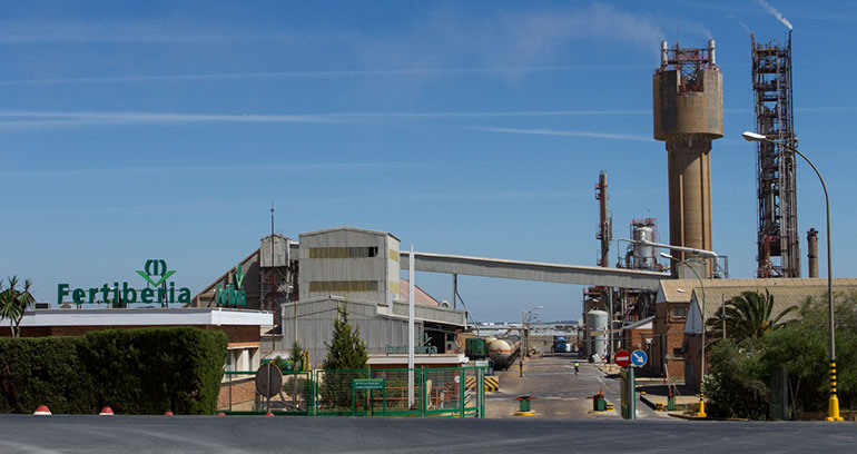 Fertiberia invierte siete millones en calderas de proceso de alta presión para su planta de amoniaco de Palos de la Frontera