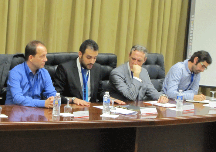 Un momento de la mesa redonda celebrada el 8 de noviembre, en el transcurso del I Workshop en Ingeniería Química