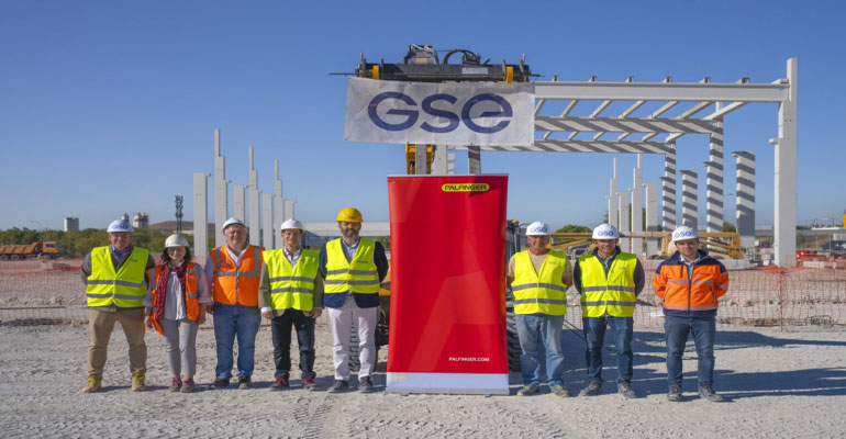 GSE celebra el comienzo de los trabajos de montaje de estructura para el nuevo centro de PALFINGER Ibérica en Madrid