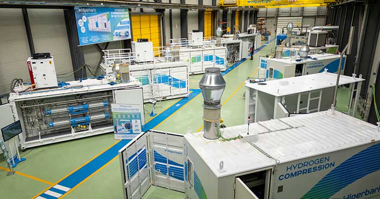 Hiperbaric, referente europeo en tecnología de compresión de hidrógeno verde con la apertura de nuevos mercados