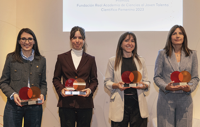 Cuatro grandes científicas brillan en la IV edición de los Premios al Joven Talento Científico Femenino