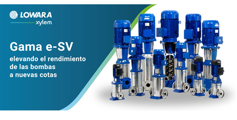 Gama de bombas multietapa verticales para una mayor eficiencia y menor consumo
