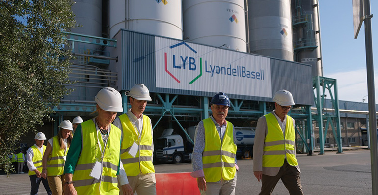 LyondellBasell acoge el III showtour de OCS: una iniciativa contra las pérdidas involuntarias de pellets 