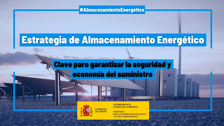 Miteco, almacenamiento energético