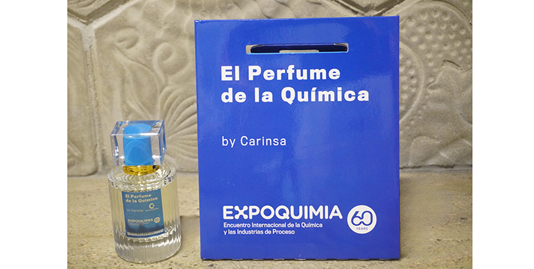 Perfume de la química para celebrar el 60 aniversario de Expoquimia