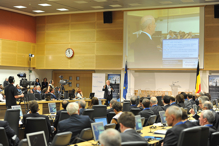 Un momento de la conferencia Polytalk 2014, que tuvo lugar en Bruselas los días 4 y 5 de noviembre