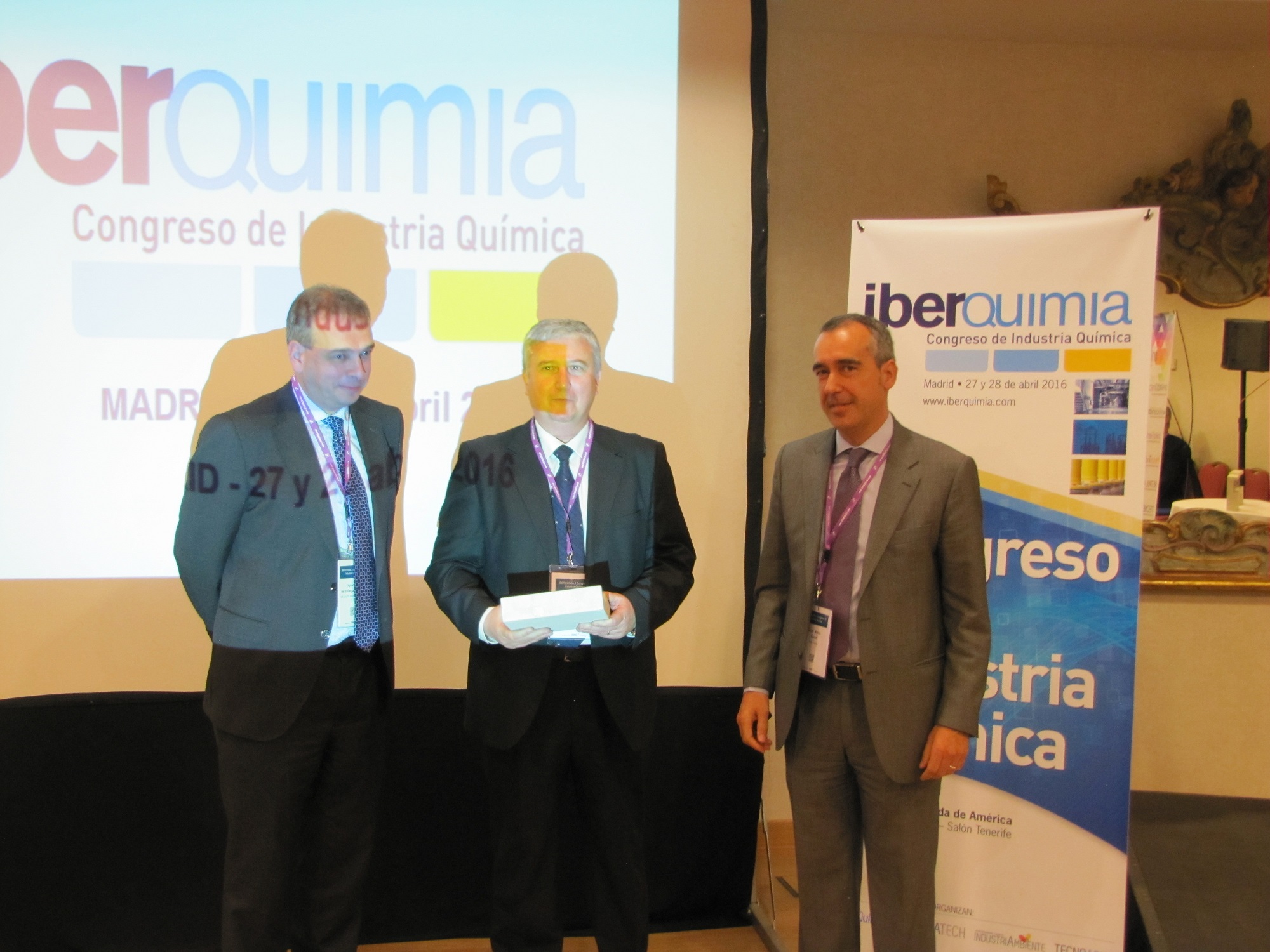 En eficiencia energética el premio es para Air liquide #iberquimia #PremiosInnovacion