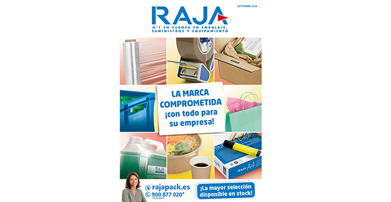 Rajapack presenta su nuevo catálogo marcado por la entrada en vigor del Reglamento Europeo de Envases y Residuos 