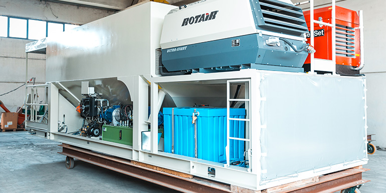 Motocompresores y soluciones de compresión para la maquinaria de construcción