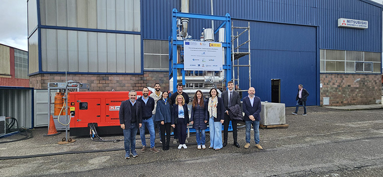 Un proyecto de TECNAVAL 2025 logra una planta piloto física para capturar CO2