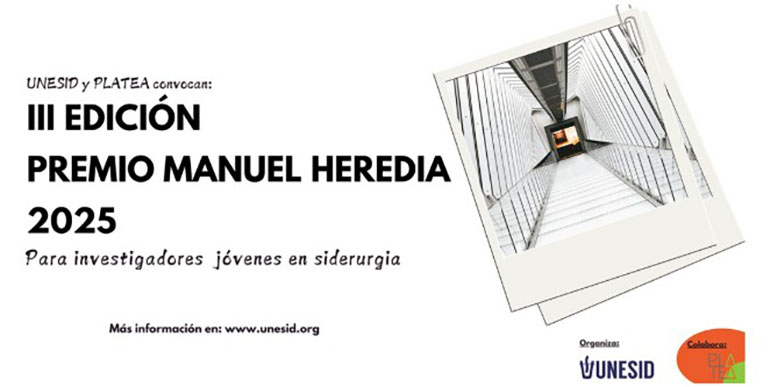 UNESID premia a Manuel Sánchez Poncela por su innovadora investigación en aceros para fabricación aditiva