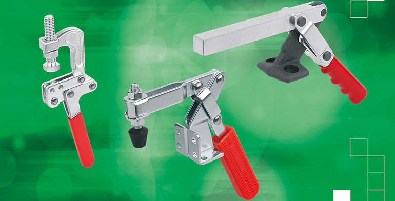 Abrazaderas de palanca con cierre de seguridad y dispositivos de sujeción por tracción y accionamiento rápido