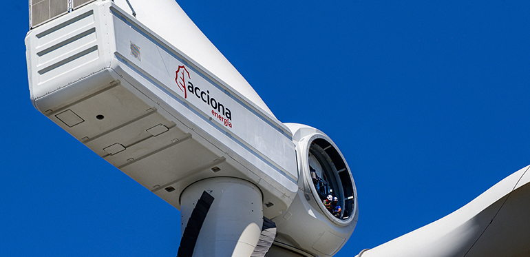 Acciona Energía aumenta la producción de energía renovable con la repotenciación del parque eólico Tahivilla