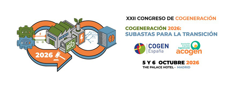 El Congreso de Cogeneración 2026 abre inscripciones con las subastas como eje de la transición energética