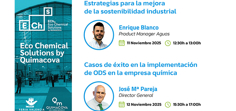 Adintus y su línea T-AQUA impulsan la sostenibilidad industrial en la Feria Eco Chemicals Solutions 2025