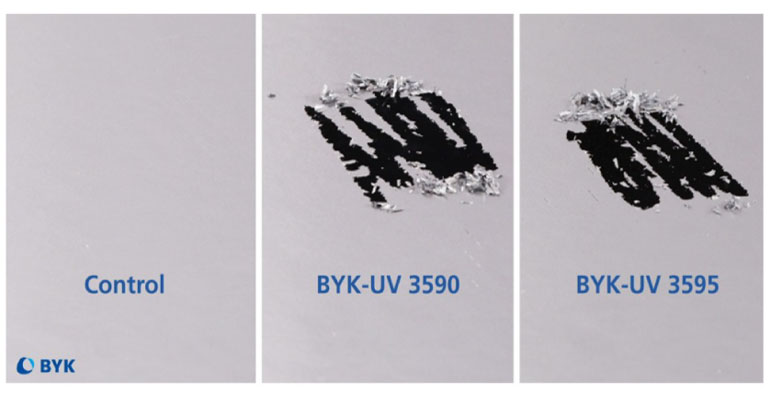 Aditivos para mejorar la eficiencia de las tintas de curado UV y las tintas Inkjet