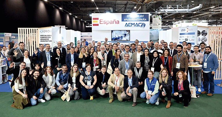 Reconocimiento de AEMAC a los coexpositores del Pabellón España en la feria JEC World