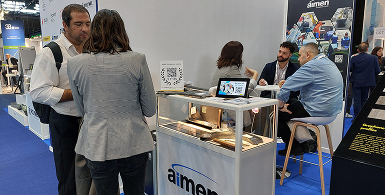 AEMAC clausura el Pabellón ESPAÑA 7 en la feria JEC World 2026 con las declaraciones de sus protagonistas