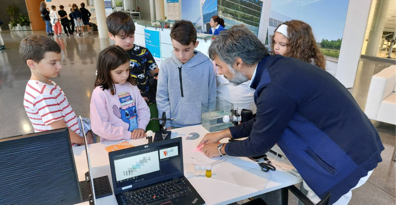 La tecnología laser llega a los escolares en el marco de la X Semana Internacional de AIMEN