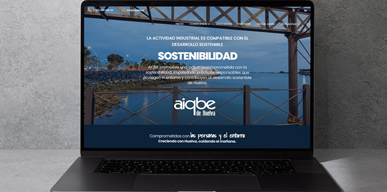 AIQBE actualiza su página web para seguir acercando el sector industrial onubense a la sociedad