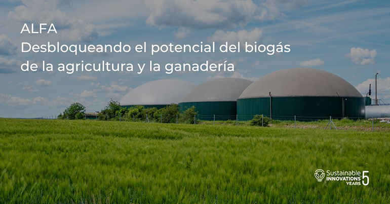 Sustainable Innovations, gestora del hub español en el proyecto Alfa sobre biogás
