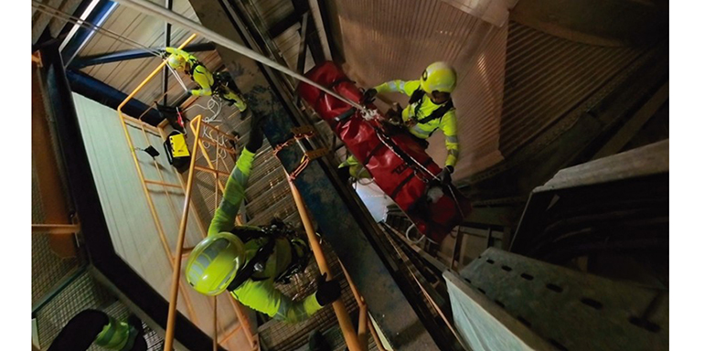 ALTTION refuerza su servicio de Rescate Industrial para trabajos en altura y entornos de difícil acceso